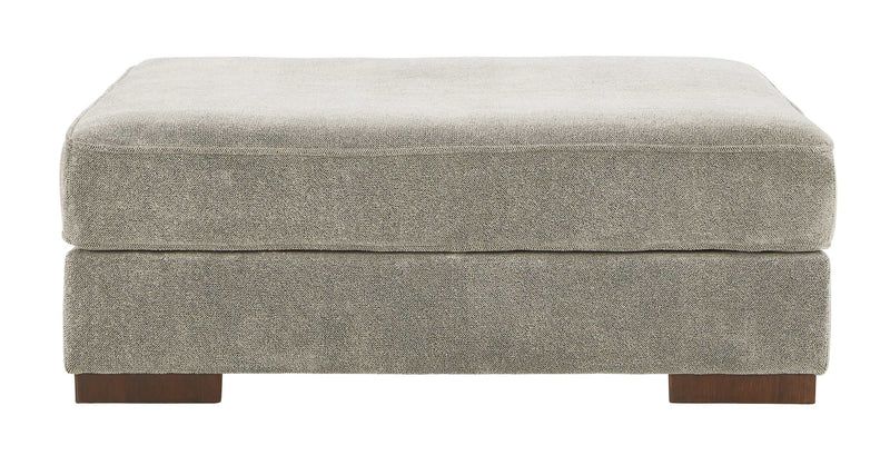 Bayless - Smoke - Oversized Accent Ottoman - Ornate Home