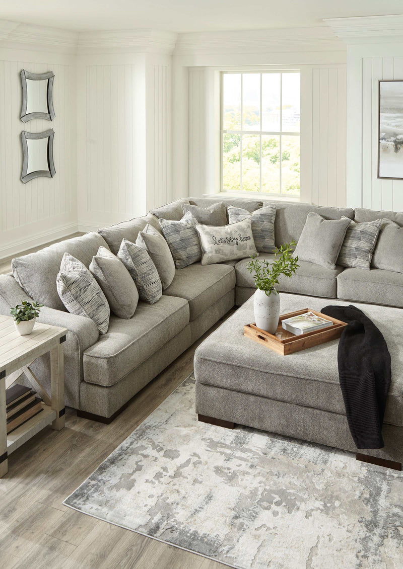 Bayless - Smoke - 4pc Sectional - Ornate Home