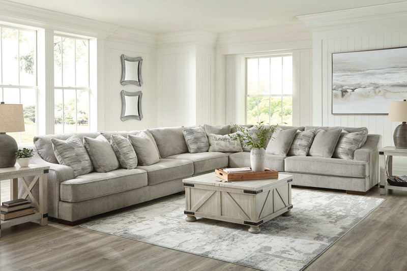 Bayless - Smoke - 4pc Sectional - Ornate Home