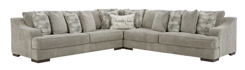 Bayless - Smoke - 3pc Symmetrical Sectional - Ornate Home