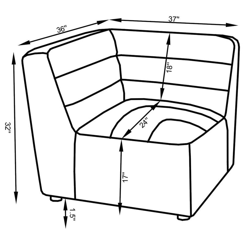 Sunny Natural White Modular Sectional / Create your own Style