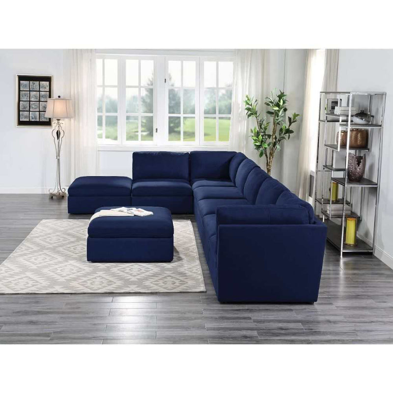 Crosby - Deep Blue - Modular Sectional Units - Create your own Style - Ornate Home