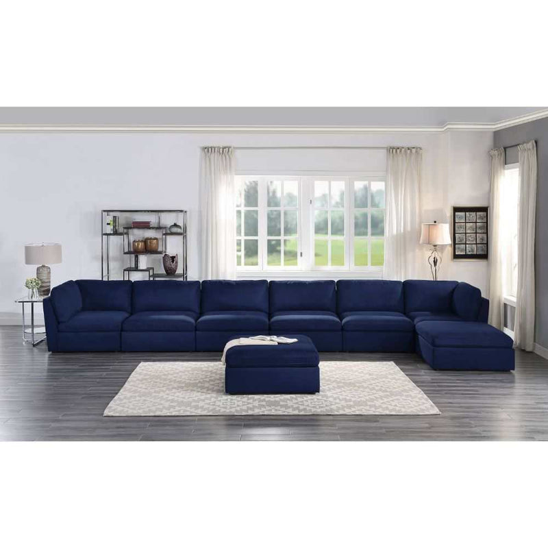 Crosby - Deep Blue - Modular Sectional Sofa Pre-Sets - Ornate Home