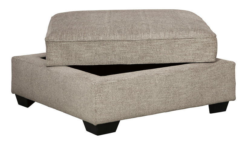 Bovarian Stone Ottoman w/ Storage