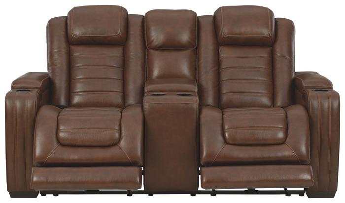 [CYBER WEEK] Backtrack - Chocolate - Power Reclining Sofa, Loveseat & Chair / 3pc Set - Ornate Home