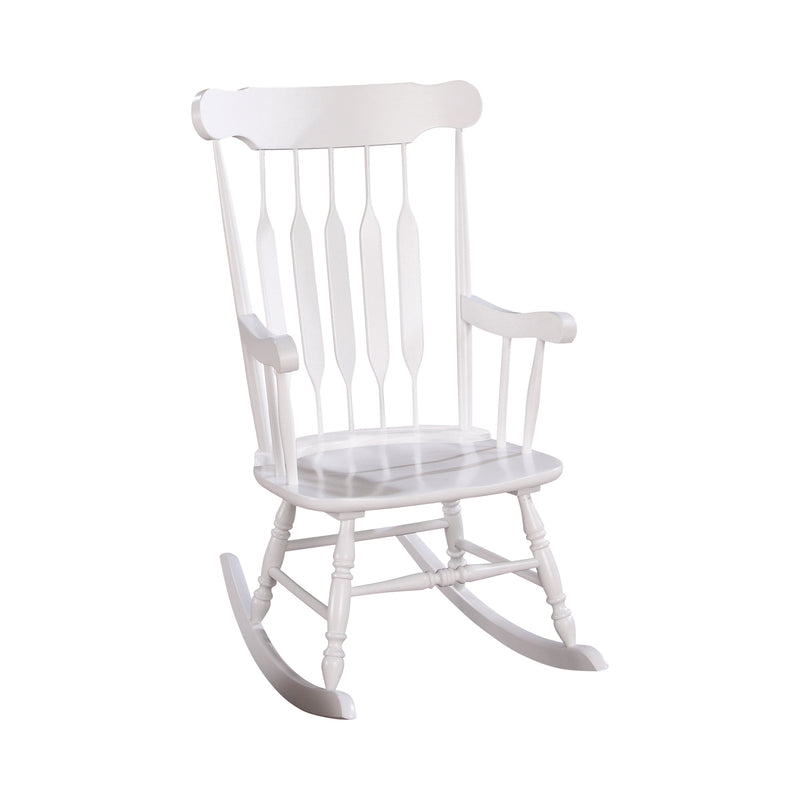 Gina White Rocking Chair