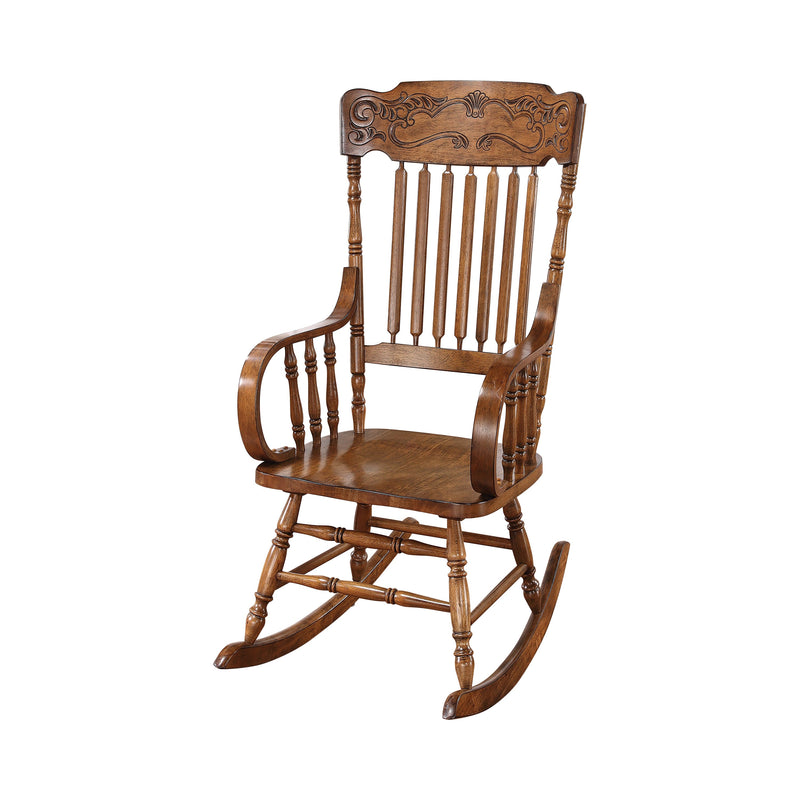 Sara Warm Brown Rocking Chair