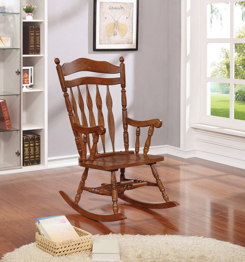 Aylin Medium Brown Rocking Chair