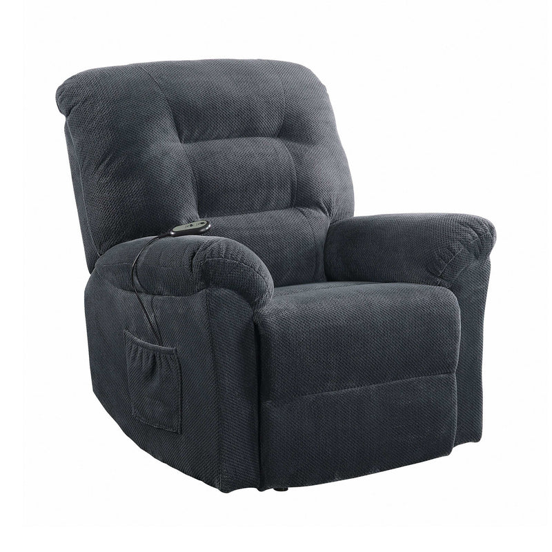 Marius - Charcoal - Power Lift Recliner - Ornate Home