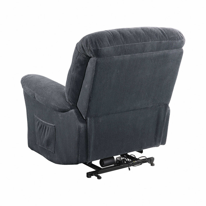 Marius - Charcoal - Power Lift Recliner - Ornate Home