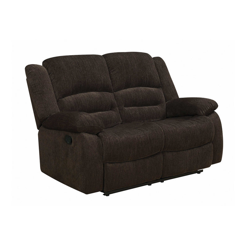 Gordon - Chocolate - Motion Loveseat - Ornate Home