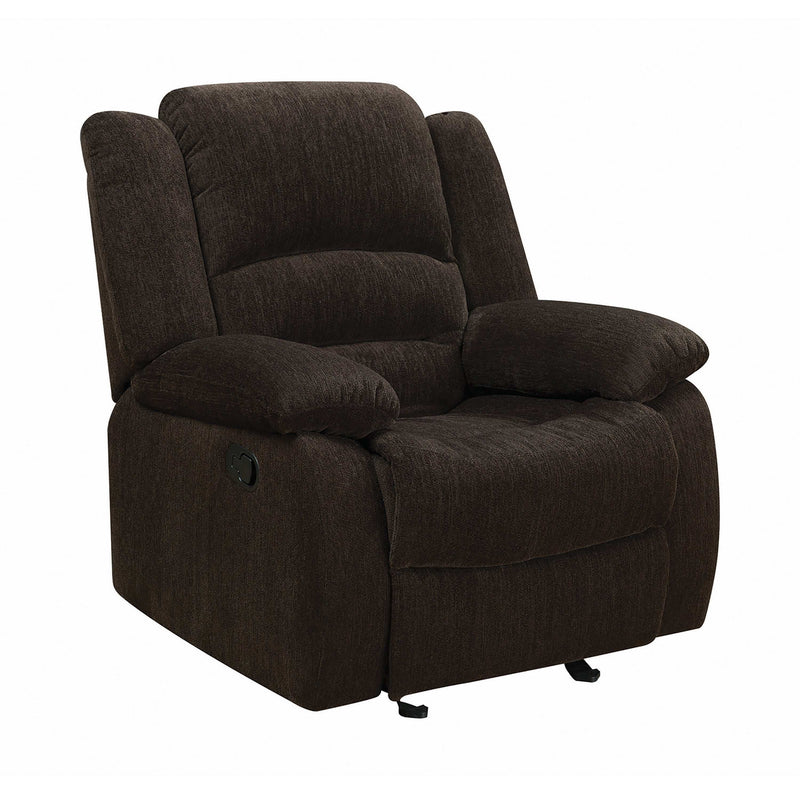 Gordon - Chocolate - Glider Recliner - Ornate Home