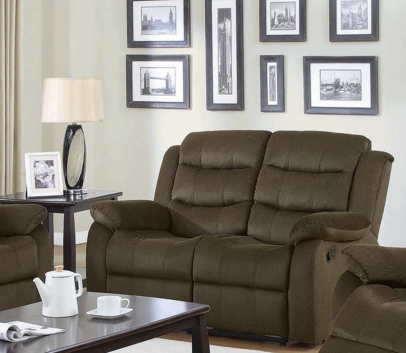 Rodman - Olive Brown - Motion Loveseat - Ornate Home