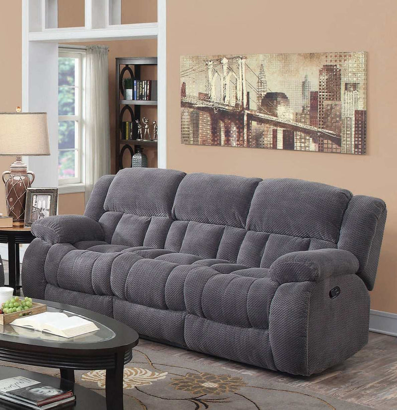 Weissman - Charcoal - Motion Sofa - Ornate Home