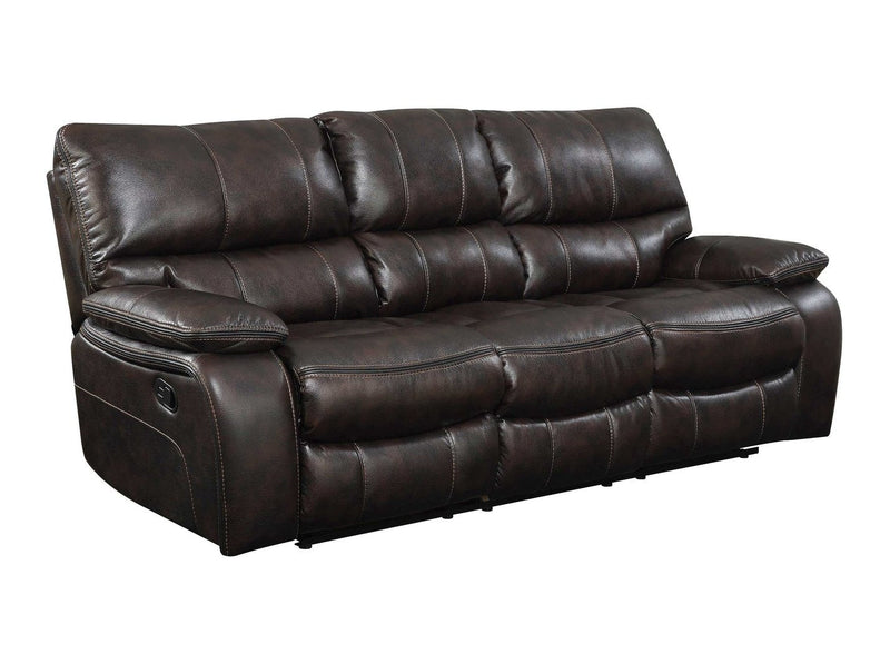 Willemse - Dark Brown - Motion Sofa w/ Drop-Down Table - Ornate Home