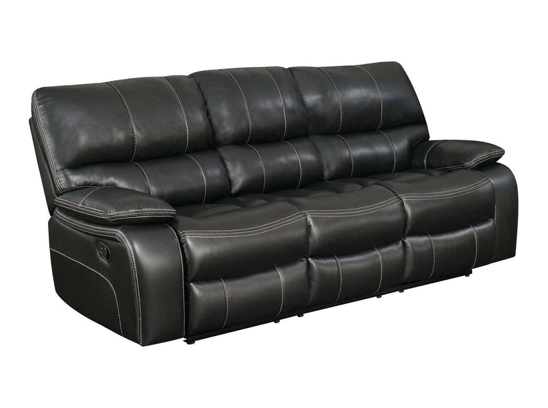 Willemse - Black - Motion Sofa w/ Drop-Down Table - Ornate Home