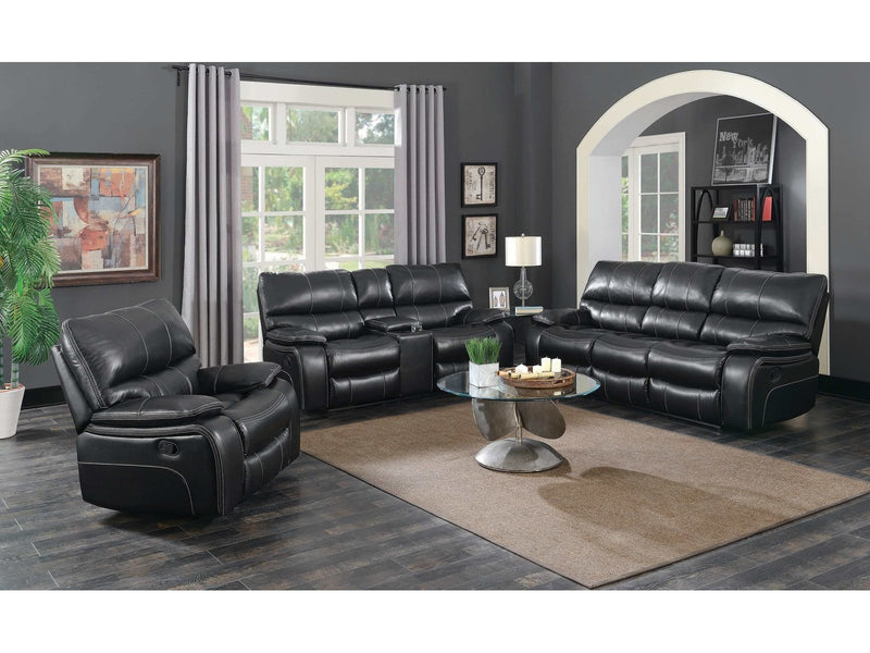 Willemse - Black - 3pc Motion Living Room Set - Ornate Home