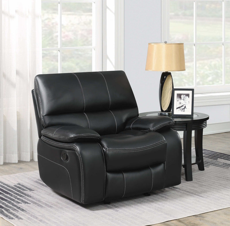 Willemse - Black - Glider Recliner - Ornate Home