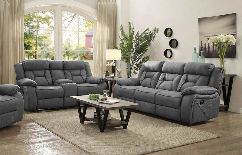 Higgins - Grey - Motion Sofa - Ornate Home