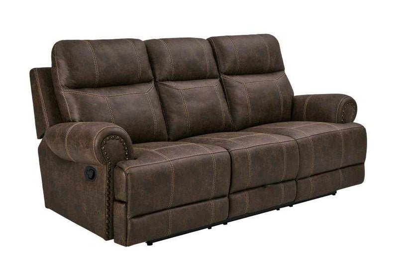 Brixton - Buckskin Brown - Motion Sofa w/ Cup Holders - Ornate Home