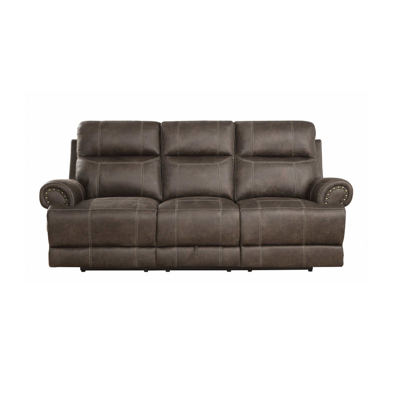 Brixton - Buckskin Brown - 2pc Motion Sofa & Loveseat - Ornate Home