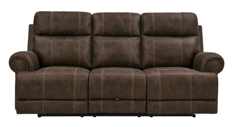 Brixton - Buckskin Brown - Motion Sofa w/ Cup Holders - Ornate Home