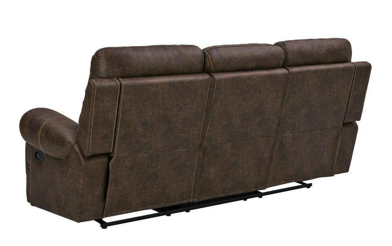 Brixton - Buckskin Brown - Motion Sofa w/ Cup Holders - Ornate Home