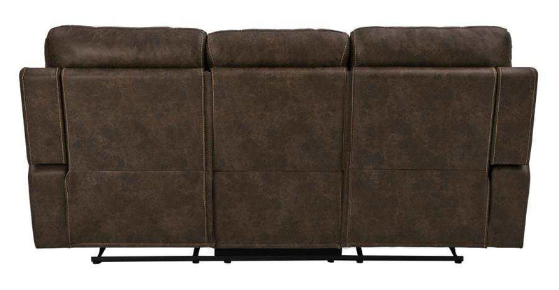 Brixton - Buckskin Brown - Motion Sofa w/ Cup Holders - Ornate Home