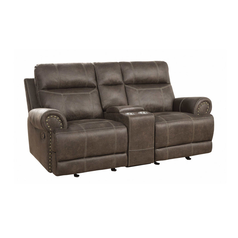 Brixton - Buckskin Brown - 2pc Motion Sofa & Loveseat - Ornate Home