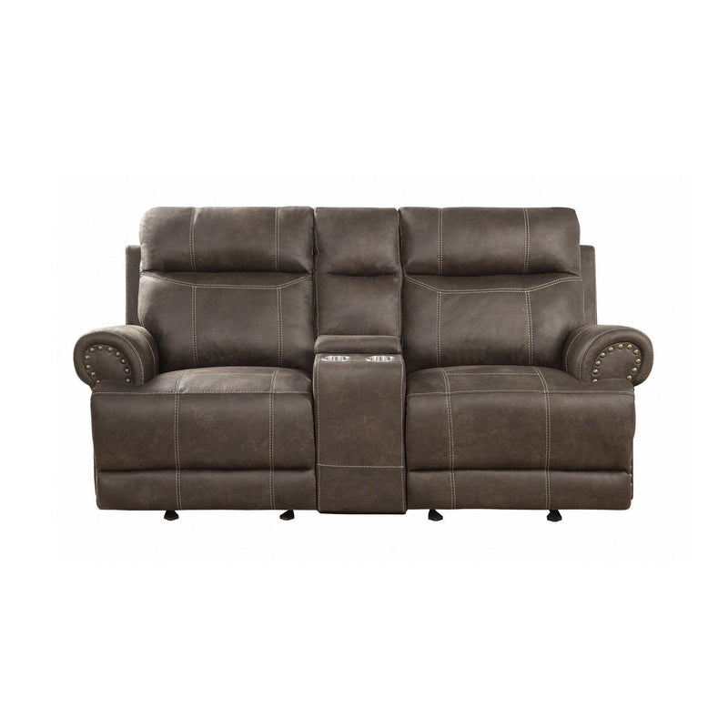 Brixton - Buckskin Brown - 2pc Motion Sofa & Loveseat - Ornate Home