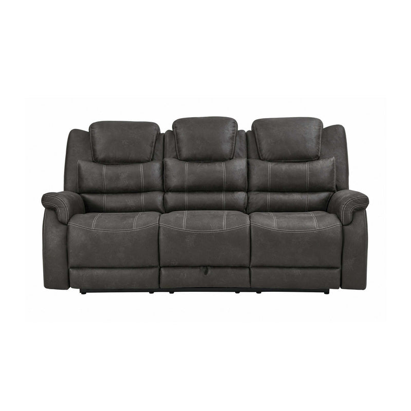 Wyatt - Grey - 2pc Motion Sofa & Loveseat - Ornate Home