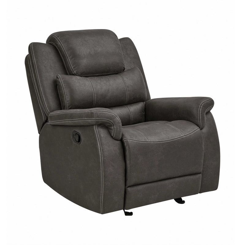 Wyatt - Grey -  Glider Recliner - Ornate Home