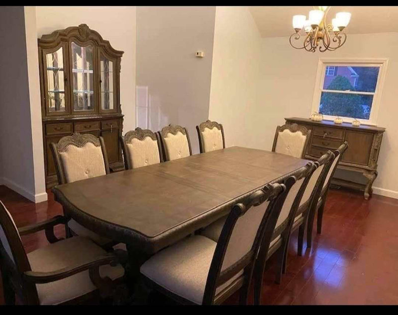 Kiera - Gray - Formal Dining Room Set - Ornate Home