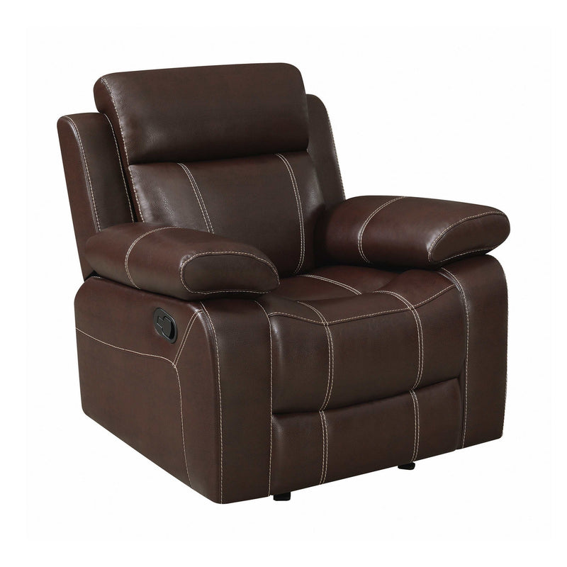 Myleene - Chestnut - Glider Recliner - Ornate Home