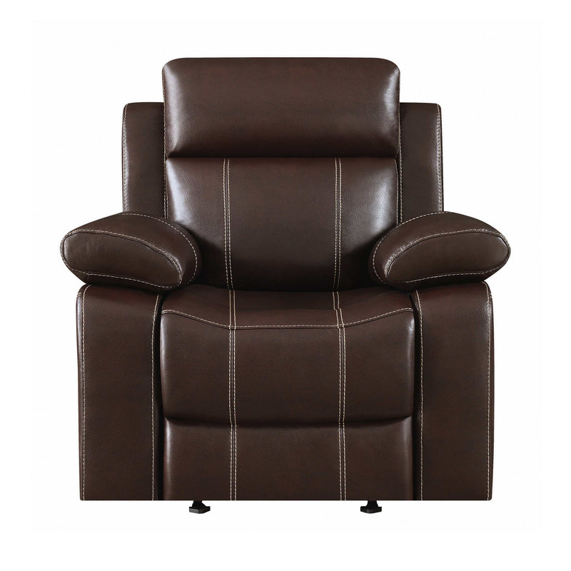 Myleene - Chestnut - Glider Recliner - Ornate Home