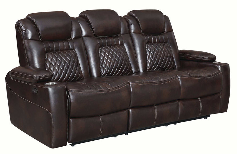 Korbach - Espresso - Power^2 Sofa - Ornate Home