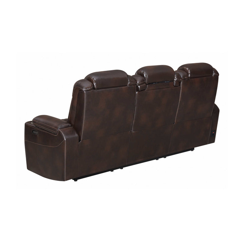 Korbach - Espresso - Power^2 Sofa - Ornate Home