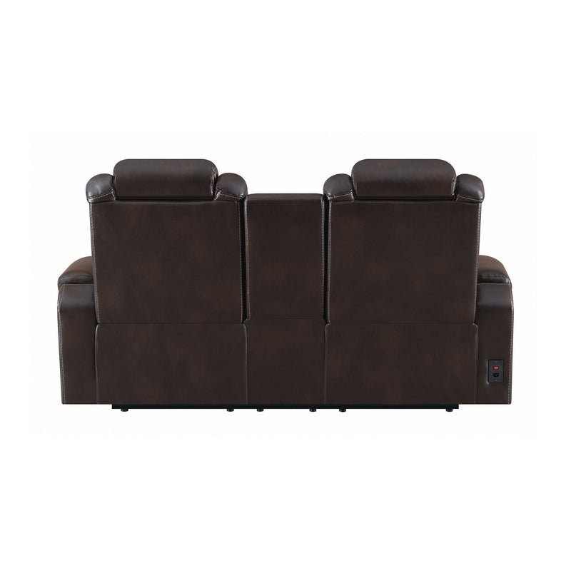 Korbach - Espresso - Power^2 Loveseat - Ornate Home