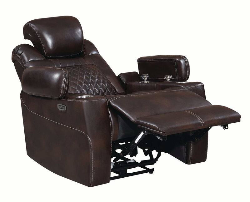 Korbach - Espresso - Power^2 Recliner - Ornate Home