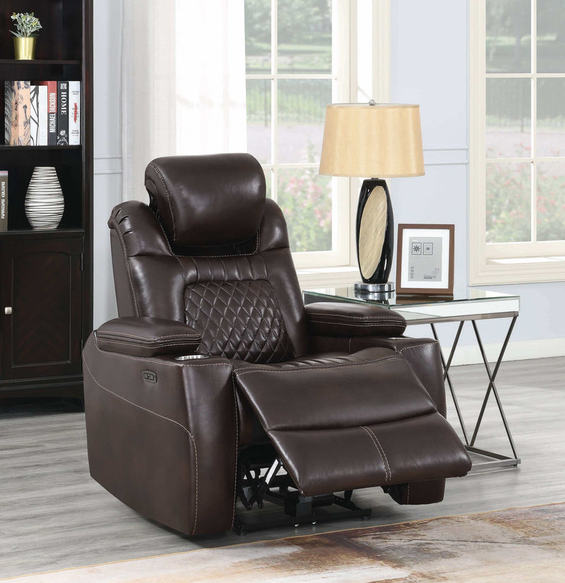 Korbach - Espresso - Power^2 Recliner - Ornate Home