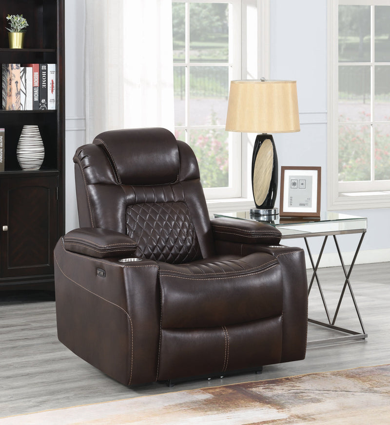 Korbach - Espresso - Power^2 Recliner - Ornate Home