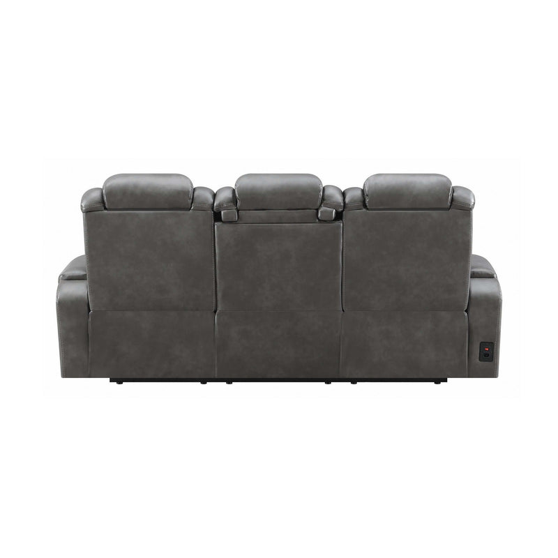 Korbach - Charcoal - Power^2 Sofa - Ornate Home