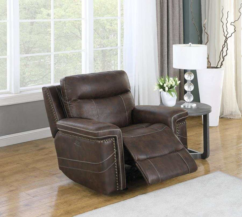 Wixom - Brown - Power^2 Glider Recliner - Ornate Home