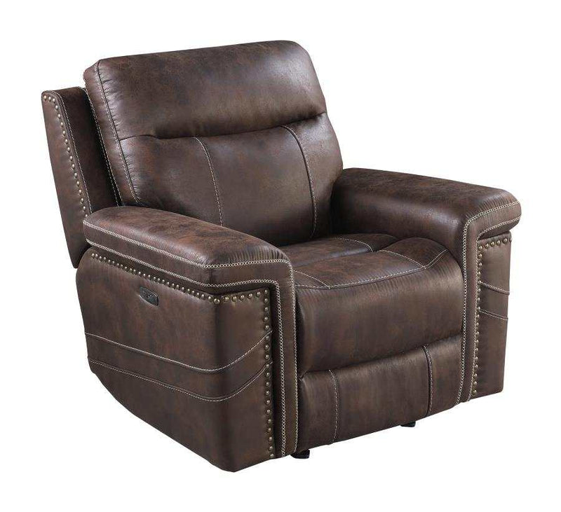 Wixom - Brown - Power^2 Glider Recliner - Ornate Home