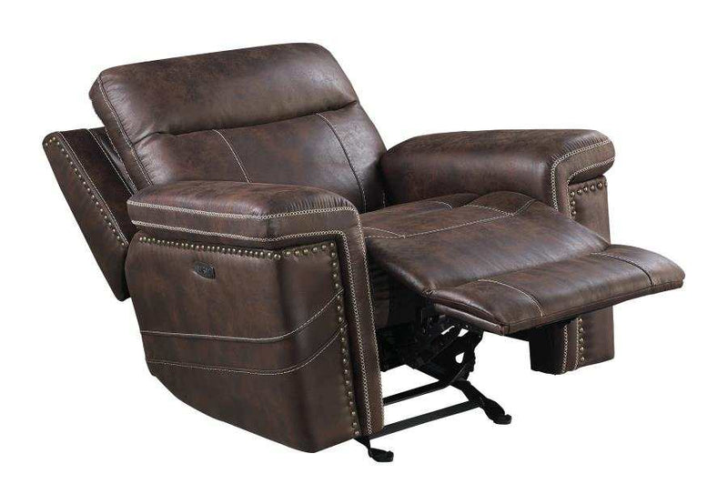 Wixom - Brown - Power^2 Glider Recliner - Ornate Home