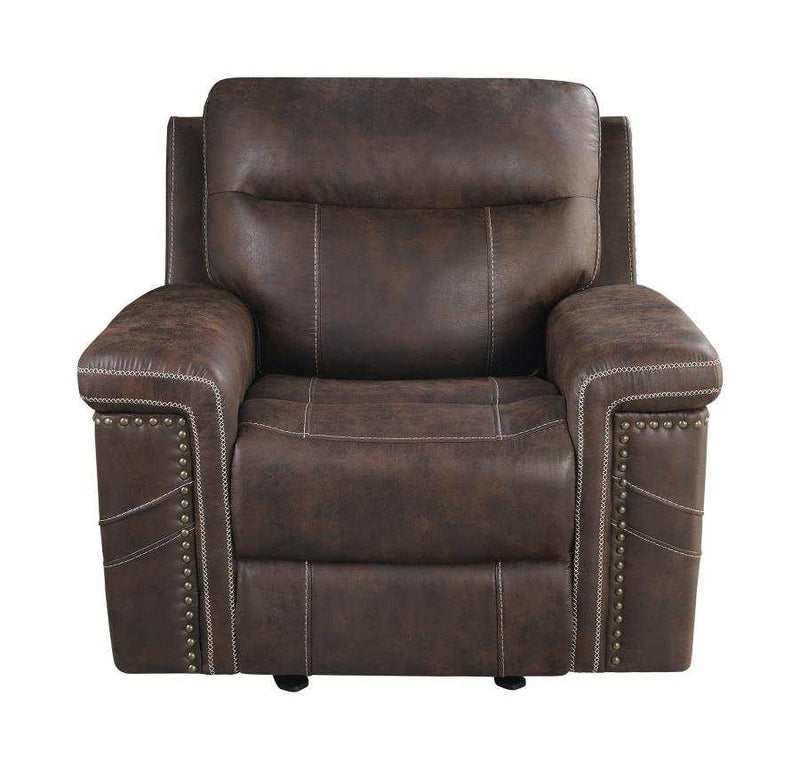 Wixom - Brown - Power^2 Glider Recliner - Ornate Home