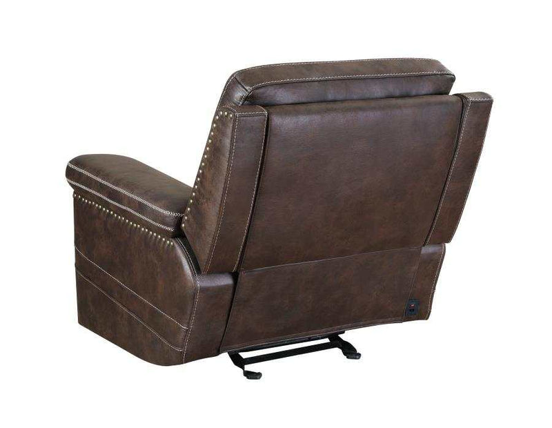 Wixom - Brown - Power^2 Glider Recliner - Ornate Home