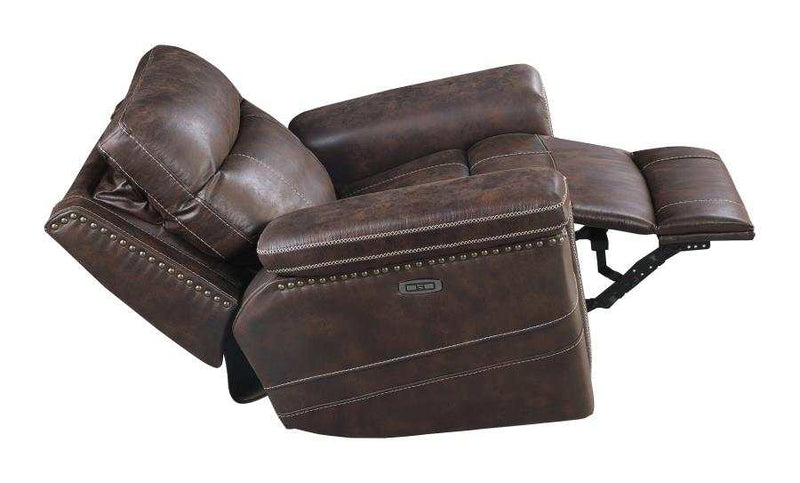 Wixom - Brown - Power^2 Glider Recliner - Ornate Home