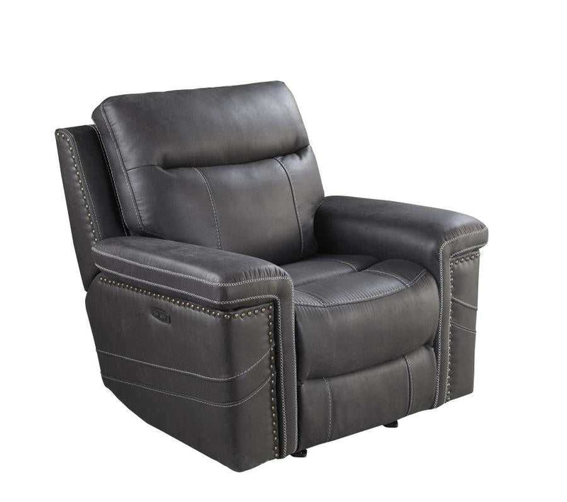 Wixom - Charcoal - Power^2 Glider Recliner - Ornate Home