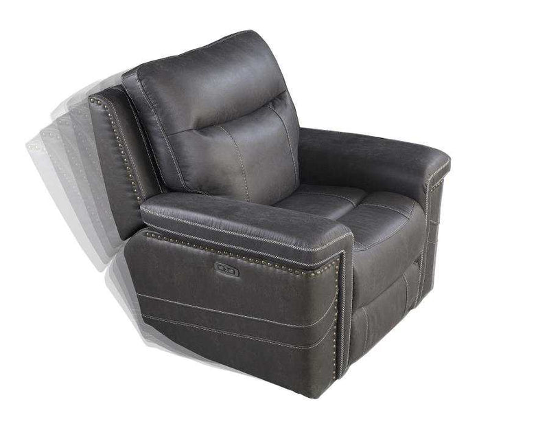 Wixom - Charcoal - Power^2 Glider Recliner - Ornate Home